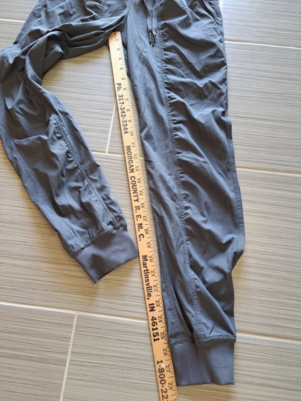 Lululemon Dance Studio Mid-Rise Jogger Pants With Drawcord Waistband Size 2 Gray - Picture 9 of 12